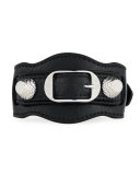 Giant 12 Leather Buckle Bracelet