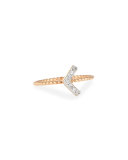 Sheriff Star Diamond Chevron Ring, Size 7