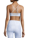 Goddess Mesh-Panel Sports Bra
