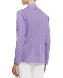 Textured Cascade Jacket, Wisteria, Petite