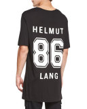 Varsity Logo Oversized T-Shirt, Black Multi