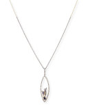 Crystal Spike Cluster Pendant Necklace