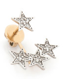 Wonder Woman White Diamond Stars Ear Jacket