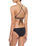 Nikki Lace-Up Swim Top