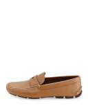 Leather Penny Driver, Light Brown