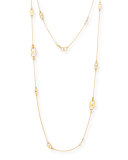 Gemini Long Golden Link Necklace