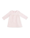 Long-Sleeve Quilted Shift Dress, Pink, Size 3-18 Months