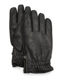 Cashmere-Lined Leather Gloves
