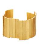 Golden Plank Cuff Bracelet