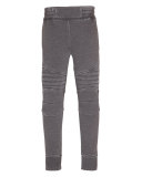 Axl Moto-Style Sweatpants, Pavement, Size 4-12