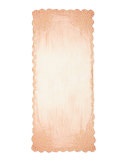 Teti Embroidered Scalloped Scarf, Peach