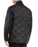 Quilted Snap-Front Jacket