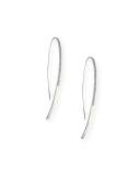 Fatale Hooked on Hoops Diamond Earrings in White Gold
