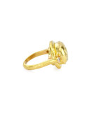 Grazing Horse 19k Gold & Diamond Ring