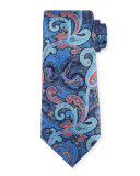 Paisley-Print Silk Tie