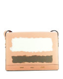 Pulce XL Leather Crossbody Bag, Light Pink