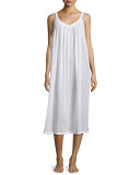 Mabel Swiss Cotton Sleeveless Nightgown