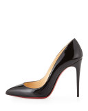 Pigalle Follies Point-Toe Red Sole Pump, Black