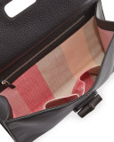 Bamboo Daily Leather Clutch Bag, Black