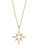 Astral Pendant Necklace with White Topaz