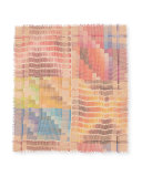 Prisca Geometric Lightweight Scarf, Multicolor