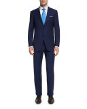 Sienna Contemporary-Fit Solid Two-Piece Travel Suit, Navy