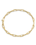 Stax Chain Link Bracelet in 18k Yellow Gold w/ Diamonds