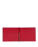 Saffiano Leather Money-Clip Wallet