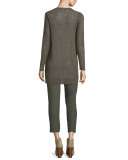 Long Silk Jersey Tunic
