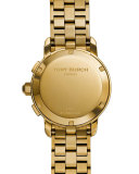 37mm Tory Stainless Chronograph Golden Bracelet Watch