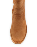 Sibley Shearling Over-the-Knee Boot, Chestnut