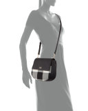 cameron street byrdie plaid crossbody bag, light shale/multi