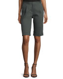 City Slim-Fit Bermuda Shorts
