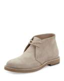 Men's Suede Desert Boot, Beige