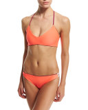 Zunzal Reversible Swim Top, Purple