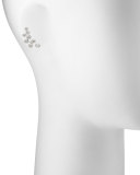 18k White Gold & Diamond Climber Earrings