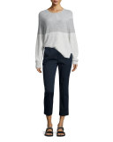 Flat-Front Chino Pants