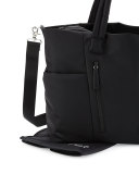 Ellie Nylon Diaper Bag, Black