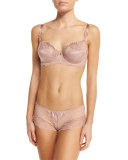 Douceur Demi-Cup Bra, Pink