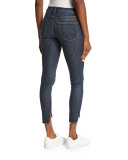 Le Skinny de Jeanne Stagger Raw-Hem Jeans, Perry Street