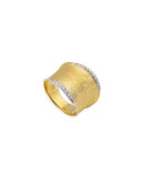 Lunaria Medium Band Ring with Diamonds