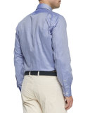 Solid Oxford Dress Shirt, Blue