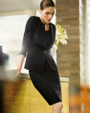 Nouveau Boucle Knit Pencil Skirt