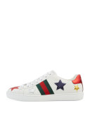 New Ace Star Leather Sneaker, White