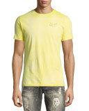 Tie-Dye Logo-Print T-Shirt, Lime