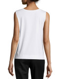Basic Scoop-Neck Cotton Tank