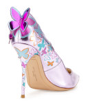 Harmony Metallic 3D Butterfly Pump, Rosa