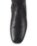 Lala Leather Over-the-Knee Boot, Black
