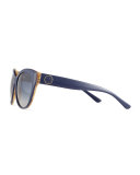 Plastic Cat-Eye Sunglasses