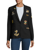 Classic Patch Jacket, Black